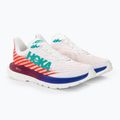 Men's running shoes HOKA Mach 5 white/flame 4