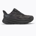 Women's running shoes HOKA Clifton 9 black/black 2