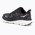 Women's running shoes HOKA Clifton 9 black/white 3