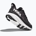 Women's running shoes HOKA Clifton 9 black/white 12