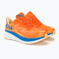 Men's running shoes HOKA Clifton 9 Wide vibrant orange/impala 4
