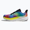 Women's running shoes HOKA Clifton 9 black/multi 9