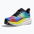 Women's running shoes HOKA Clifton 9 black/multi 10