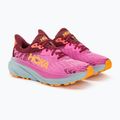 Women's running shoes HOKA Challenger ATR 7 strawberry/cabernet 4