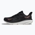 Women's running shoes HOKA Clifton 9 black/rose gold 10