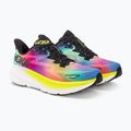 Men's running shoes HOKA Clifton 9 black/multi 4