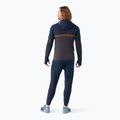 Men's Smartwool Intraknit Merino Tech deep navy-fox brown thermal sweatshirt 2