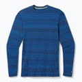 Men's thermal base layer sweatshirt Smartwool Merino 250 Baselayer Crew Boxed deep navy color shift 6