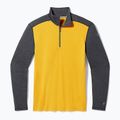 Men's Smartwool Merino 250 Baselayer 1/4 Zip boxed thermal longsleeve charcoal honey gold 3