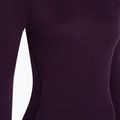 Women's thermal base layer sweatshirt Smartwool Merino 250 Baselayer Crew Boxed purple iris heather 5