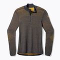 Men's Smartwool Intraknit Thermal Merino Baselayer 1/4 charcoal/honey gold thermal longsleeve 3