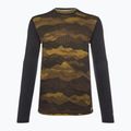 Men's thermal base layer sweatshirt Smartwool Merino 250 Baselayer Crew Boxed charcoal mtn scape 3