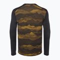 Men's thermal base layer sweatshirt Smartwool Merino 250 Baselayer Crew Boxed charcoal mtn scape 4