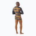 Men's thermal base layer sweatshirt Smartwool Merino 250 Baselayer Crew Boxed charcoal mtn scape 2