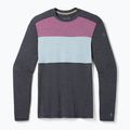 Men's thermal base layer sweatshirt Smartwool Thermal Merino Baselayer Colorblock Crew Boxed charcoal 3