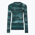 Women's thermal base layer sweatshirt Smartwool Merino 250 Baselayer Crew Boxed twilight blue mtn scape 3