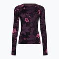 Women's thermal base layer sweatshirt Smartwool Merino 250 Baselayer Crew Boxed purple iris floral 3