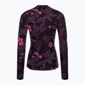 Women's thermal base layer sweatshirt Smartwool Merino 250 Baselayer Crew Boxed purple iris floral 4