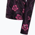 Women's thermal base layer sweatshirt Smartwool Merino 250 Baselayer Crew Boxed purple iris floral 6