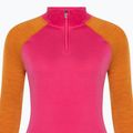 Women's Smartwool Classic Thermal Merino Baselayer 1/4 Zip boxed power pink longsleeve 5