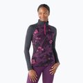 Women's thermal active sweatshirt Smartwool Classic Thermal Merino Baselayer 1/4 Zip Boxed purple iris