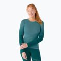 Women's thermal base layer sweatshirt Smartwool Intraknit Thermal Merino Baselayer Pattern Crew cascade