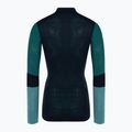 Women's Smartwool Intraknit Thermal Merino Baselayer Colorblock Longsleeve 1/4 deep navy 4