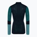 Women's thermal base layer sweatshirt Smartwool Intraknit Thermal Merino Baselayer Colorblock 1/4 Zip navy 4