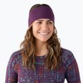 Smartwool Thermal Merino Reversible headband purple iris digi plaid 3