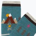 Women's trekking socks Smartwool Hike Light Cushion Under The Stars Crew cascade green 4