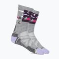 Women's trekking socks Smartwool Hike Full Cushion Alpine Perch Crew light gray