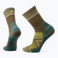 Smartwool Hike Light Cushion Winding Trail Crew military olive trekking socks 8