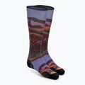 Smartwool women's ski socks Ski Zero Cushion Floral Field Print OTC picante