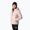 Children's down jacket The North Face North Down Fleece Parka pink moss 4