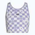 Women's Vans Longline Racerback Bralette Floral checkerboard/sweet lavender top