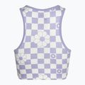 Women's Vans Longline Racerback Bralette Floral checkerboard/sweet lavender top 2