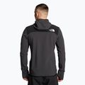 Men's The North Face Dawn Turn Hybrid Ventrix Midlayer jacket sphalt grey/black/shocking orange 2