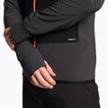 Men's The North Face Dawn Turn Hybrid Ventrix Midlayer jacket sphalt grey/black/shocking orange 3