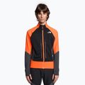 Men's softshell jacket The North Face Dawn Turn Softshell Fz black/shocking orange/asphalt grey