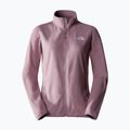 Women's fleece sweatshirt The North Face 100 Glacier Fz fawn grey 5