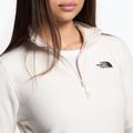 Women's fleece sweatshirt The North Face 100 Glacier 1/4 Zip gardenia white 3