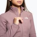 Women's fleece sweatshirt The North Face 100 Glacier Fz fawn grey 4