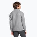 Men's The North Face 100 Glacier 1/4 Zip fleece sweatshirt medium grey heather 2