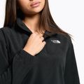 Women's fleece sweatshirt The North Face Homesafe Snap Neck Fleece Pullover black/black 4