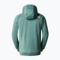 Men's trekking sweatshirt The North Face Reaxion Fleece F/Z Hoodie dark sage heather/asphalt grey 5