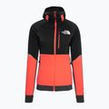 Women's down jacket The North Face Dawn Turn Hybrid Ventrix Hoodie radiant orange/black/asphalt grey 5