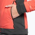 Women's down jacket The North Face Dawn Turn Hybrid Ventrix Hoodie radiant orange/black/asphalt grey 3