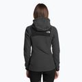 Women's The North Face Homesafe Full Zip Fleece Hoodie black/asphalt grey stripe/black 2