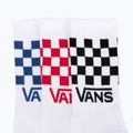 Vans Classic Check Crew men's socks 3 pairs white 6