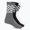 Vans Classic Check Crew men's socks 3 pairs black/white